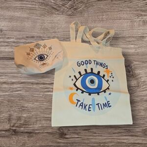 Evil eye totevand make up pouch nwot